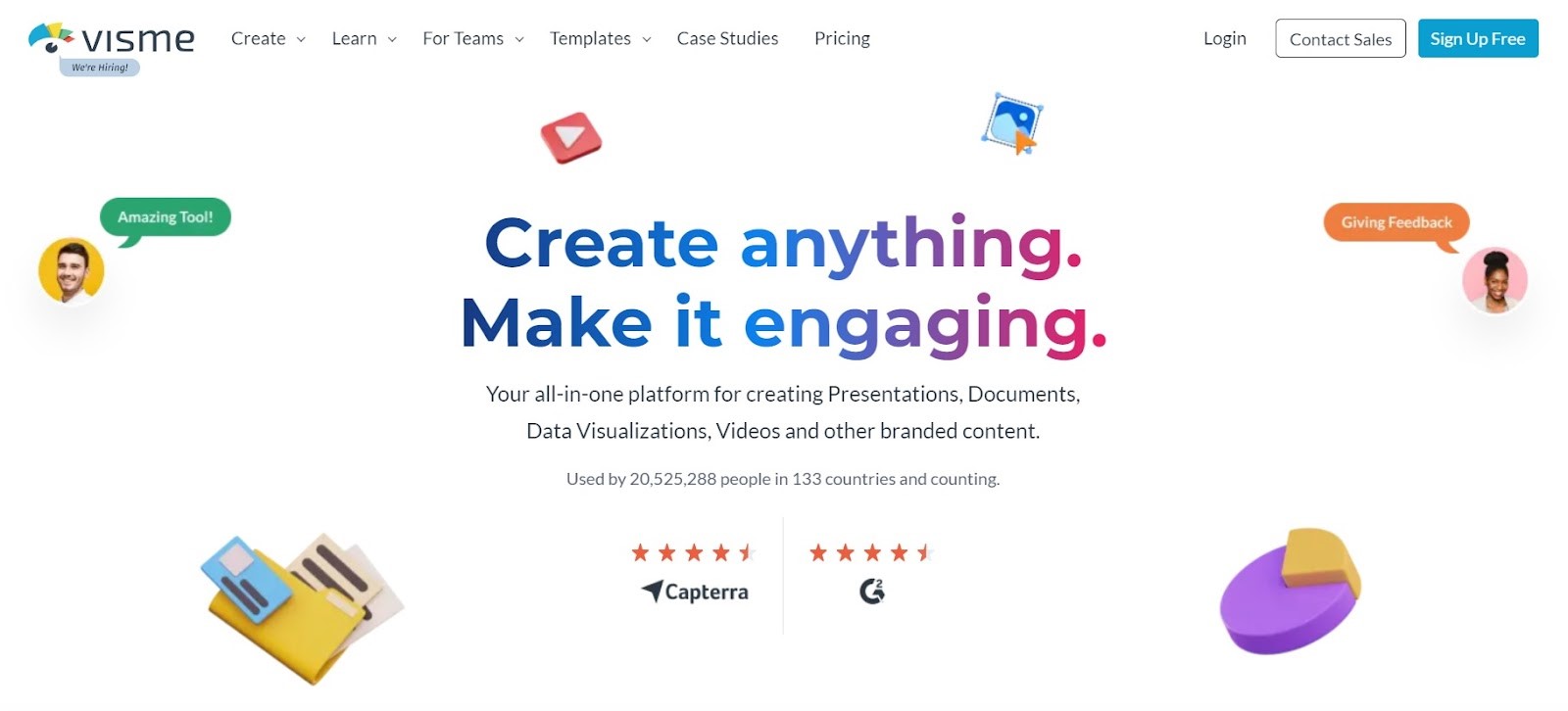 Visme - программа для создания инфографики для маркетплейсов
