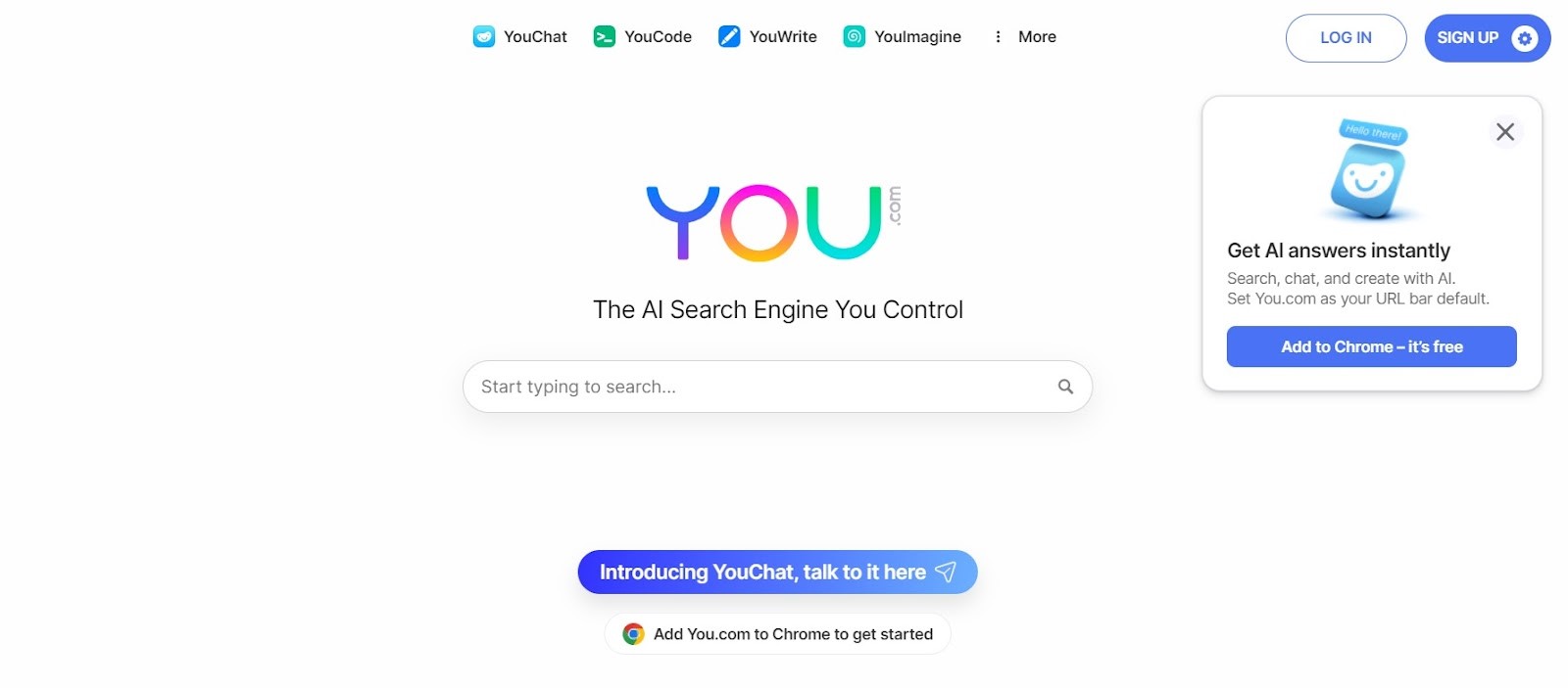 You.com - поисковая система интернета без цензуры